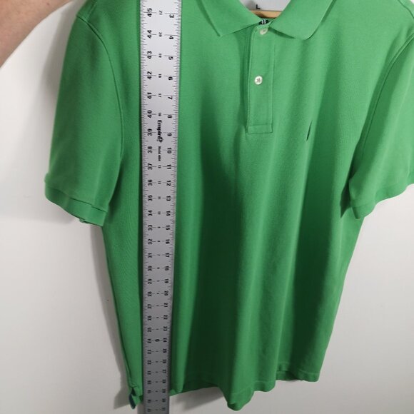 Nautica, Men's Performance Deck Shirt Classic Fit, Size Large, Kelly Green, Polo - Picture 14 of 16